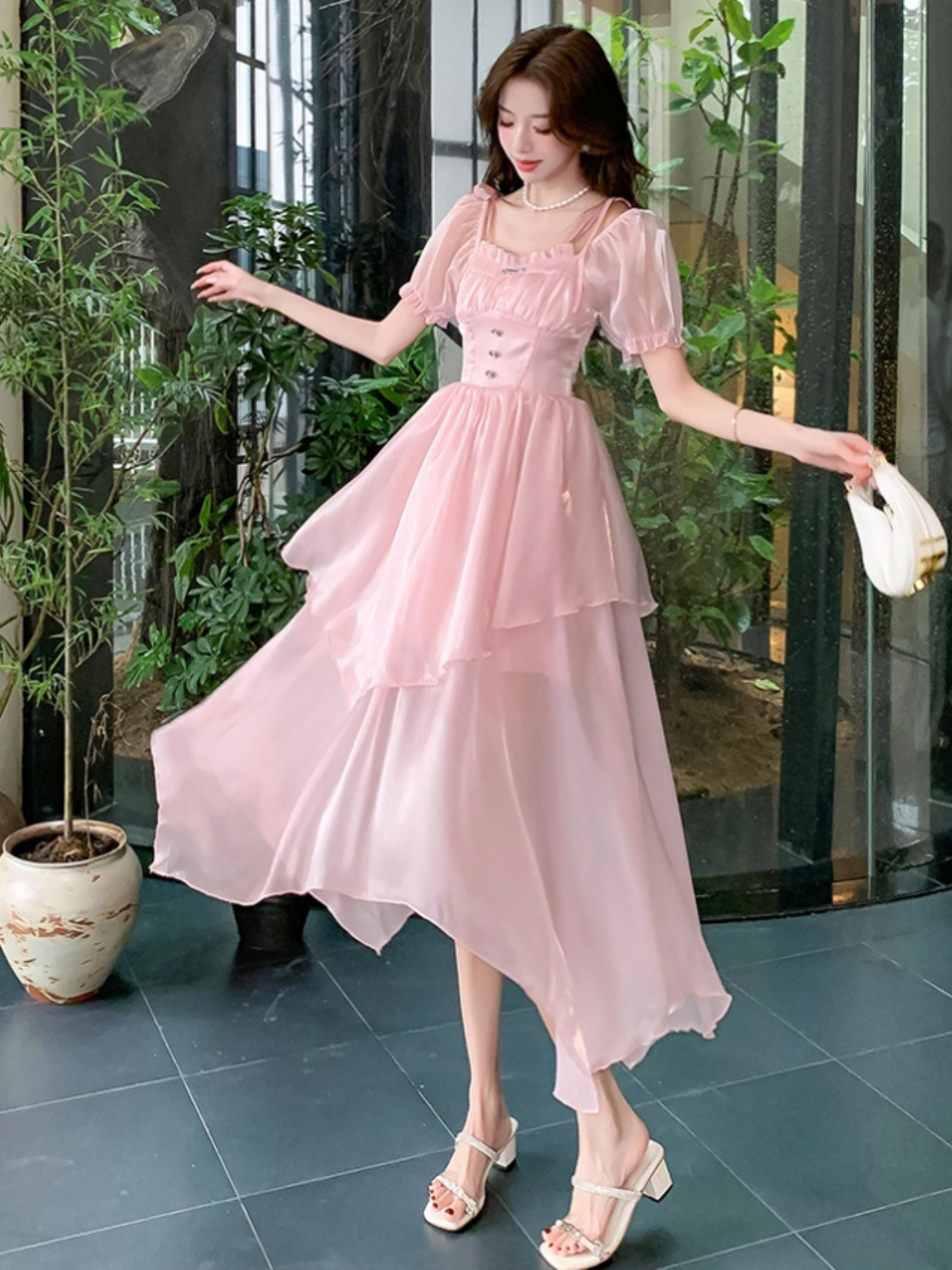 Vestido midi fairy Maya (Mayoreo)