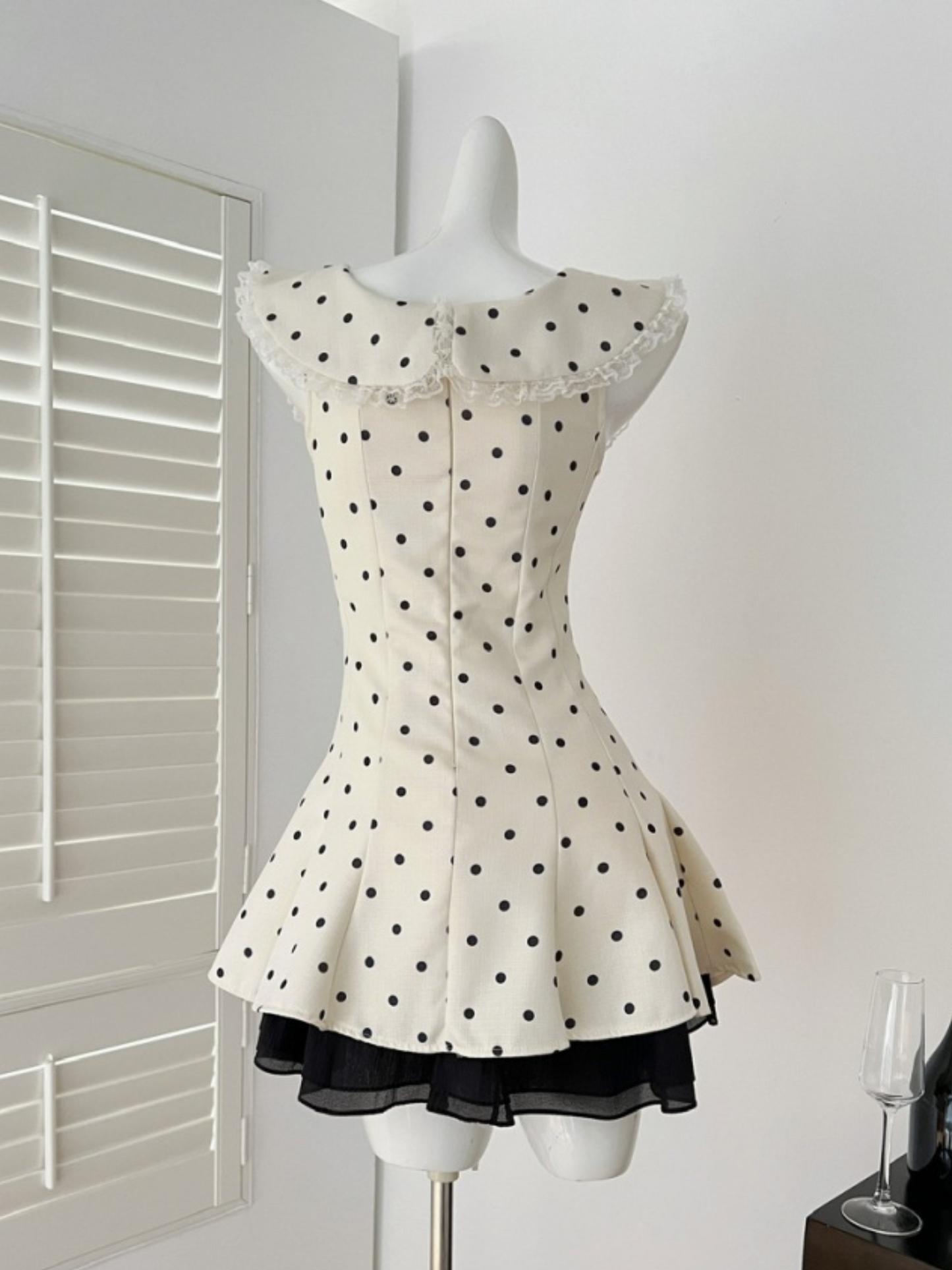 Vestido mini retro elegante Aubrey (Mayoreo)