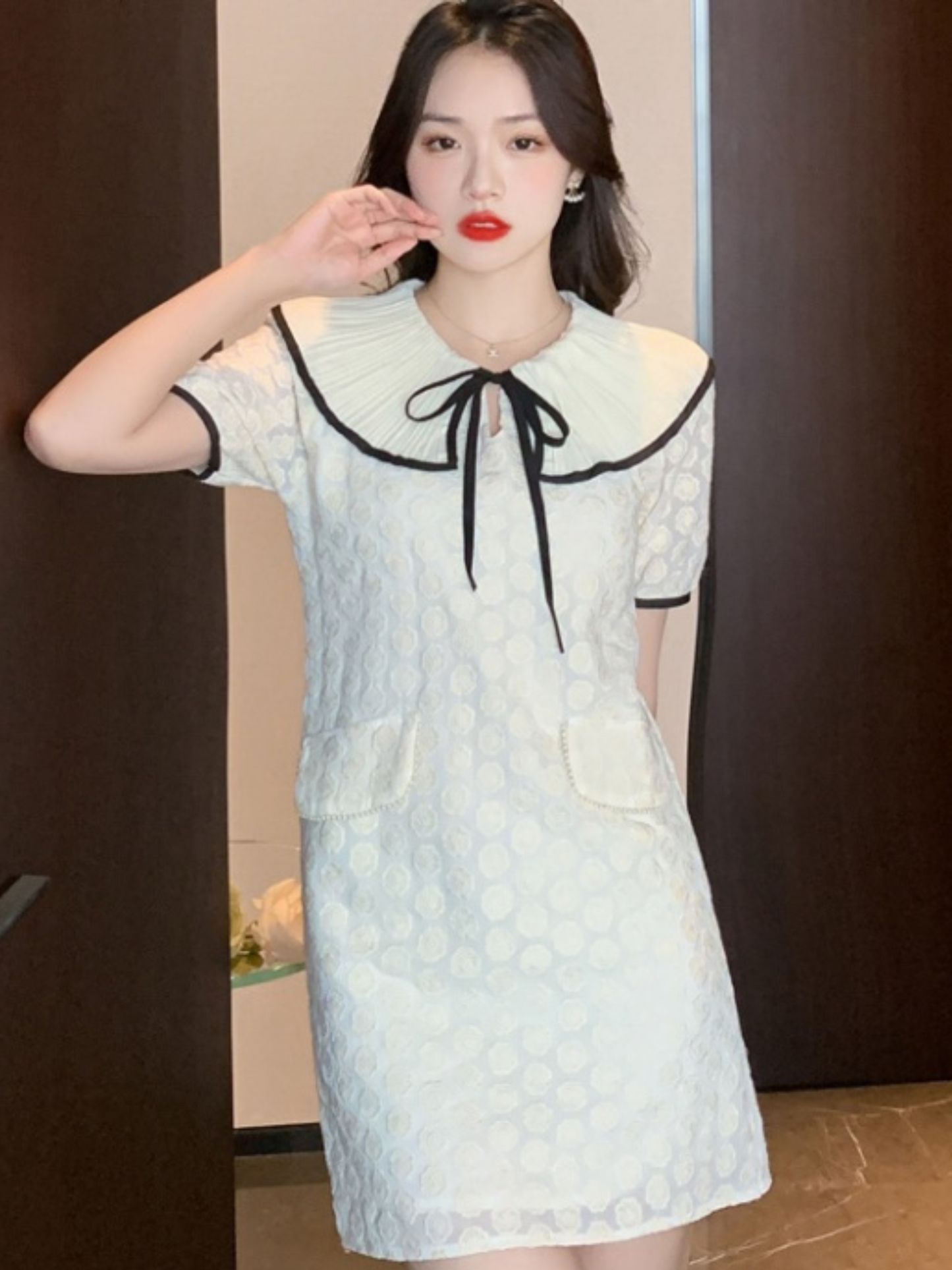 Vestido elegante corto tierno Vianney
