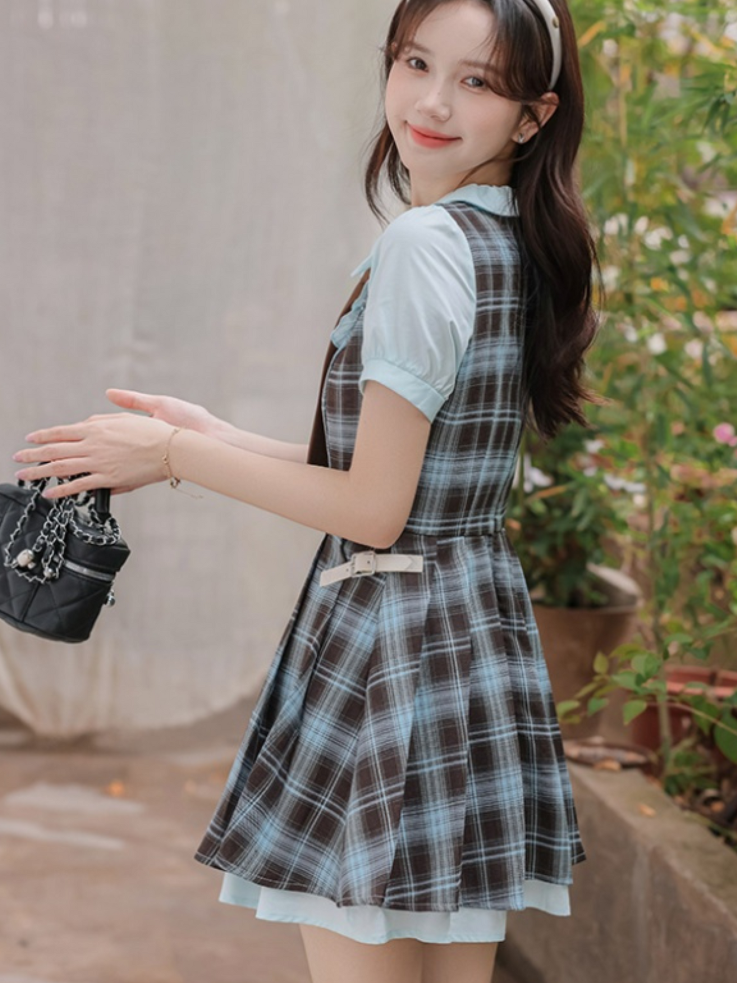 Vestido mini preppy Sissy