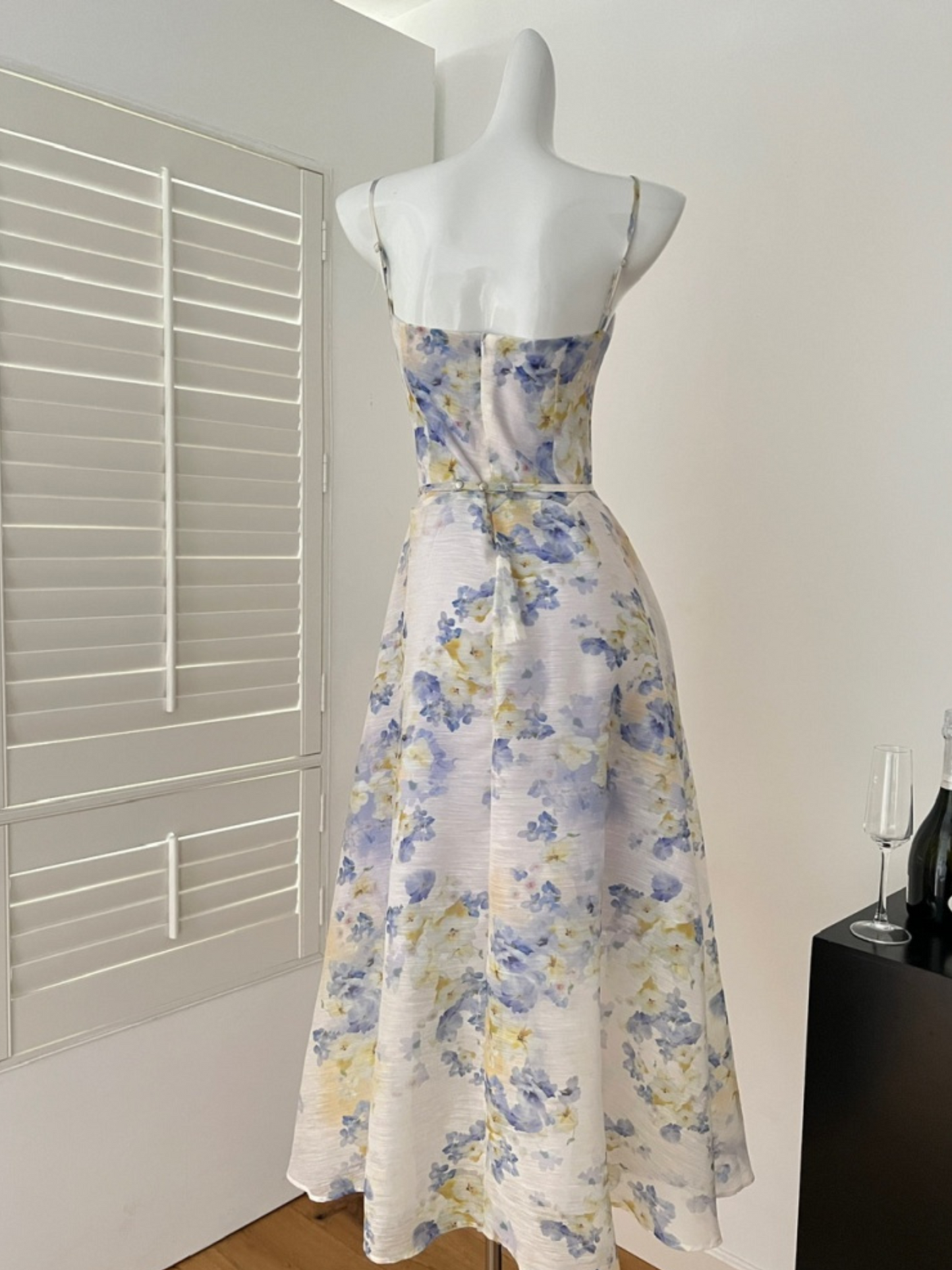 Vestido largo floreado elegante Leilani (Mayoreo)
