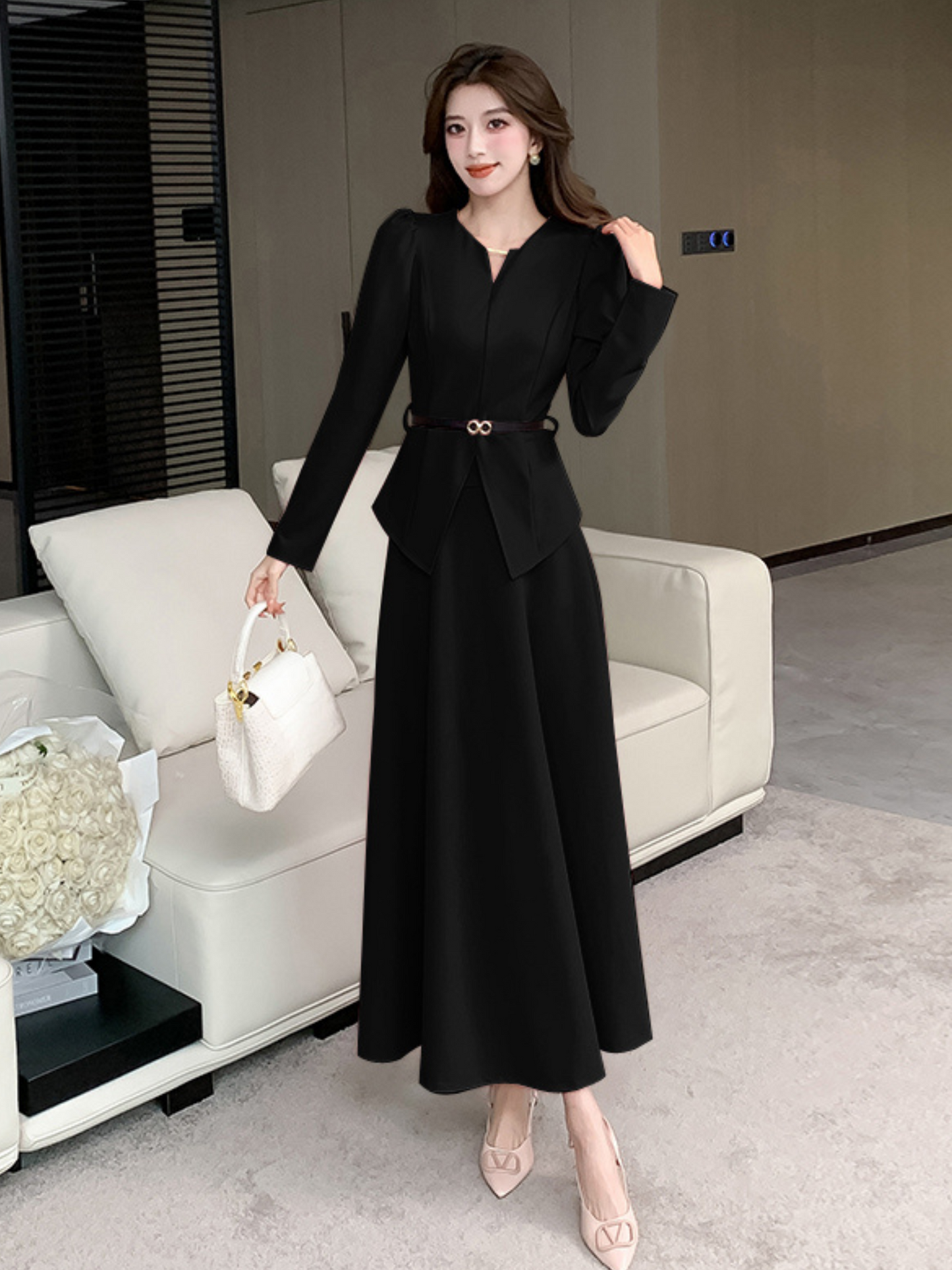 Set dos piezas elegante formal Marilu