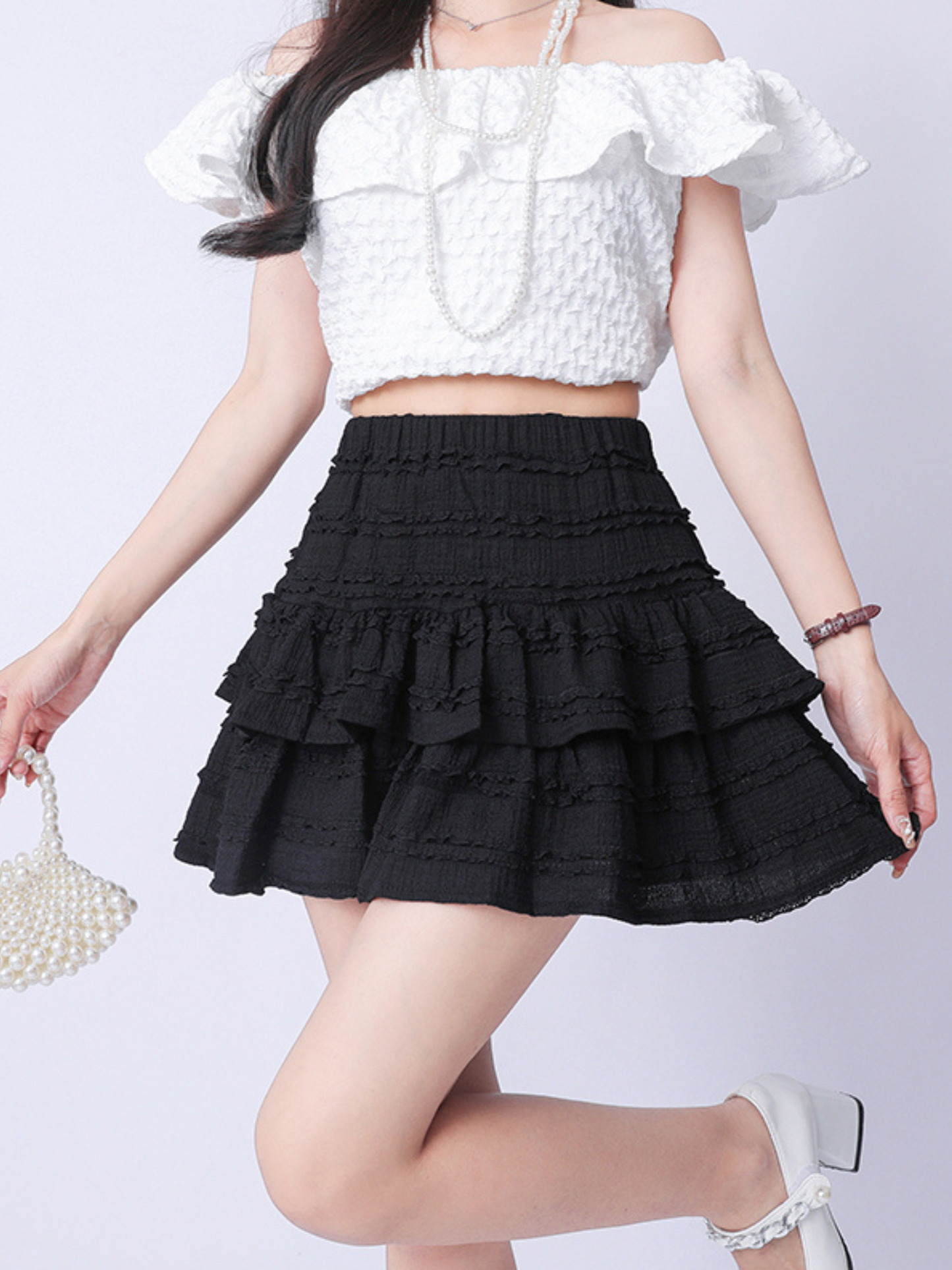 Mini falda short Leila (Mayoreo)