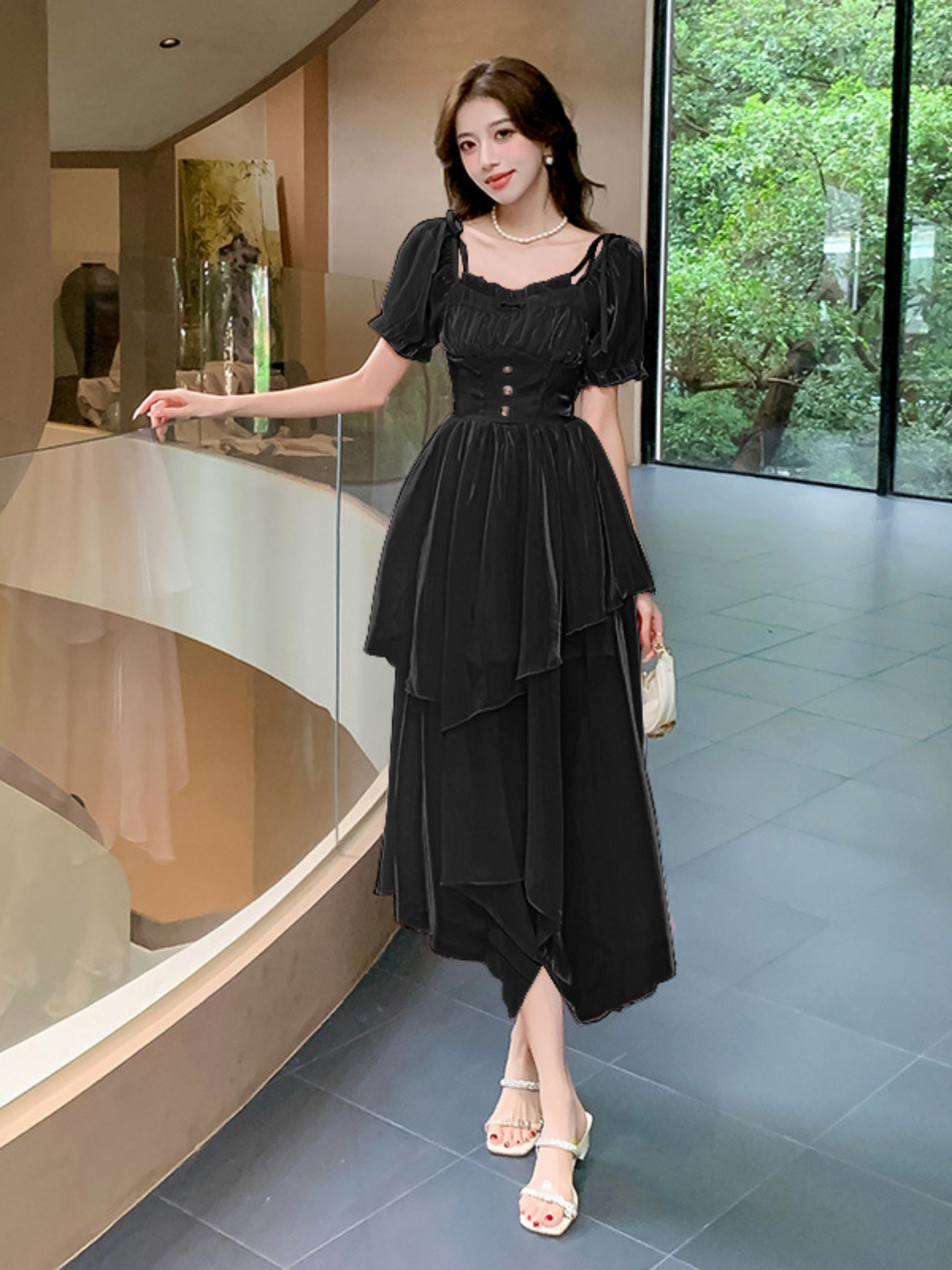 Vestido midi fairy Maya (Mayoreo)