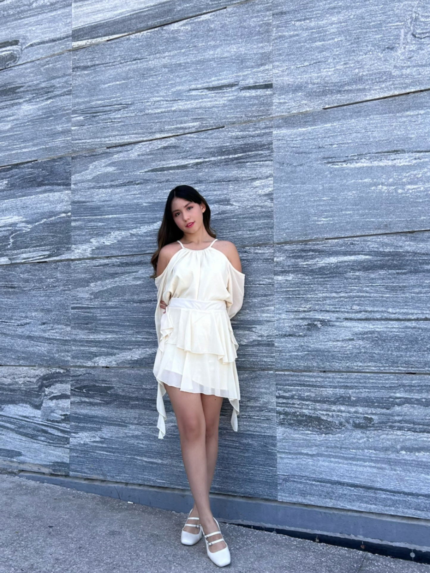 Vestido/Set top y falda elegante holgado Sophia