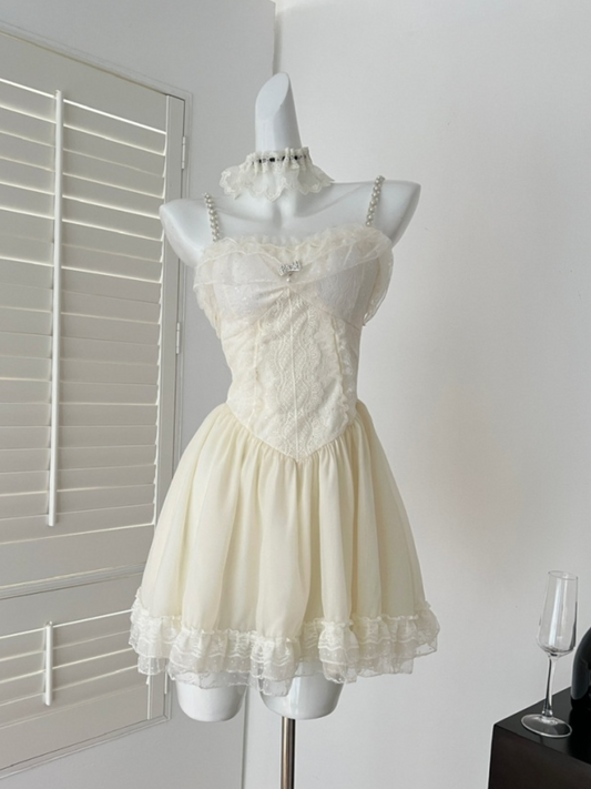 Mini vestido tierno romántico Midori