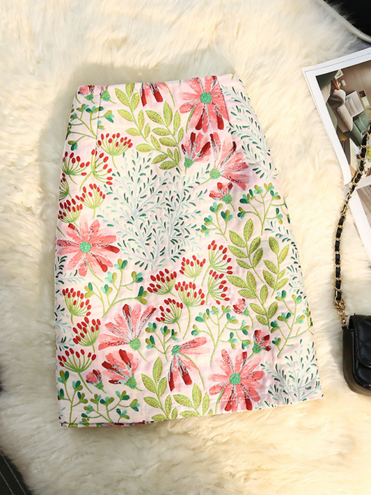 Falda corta floral Rania (Mayoreo)