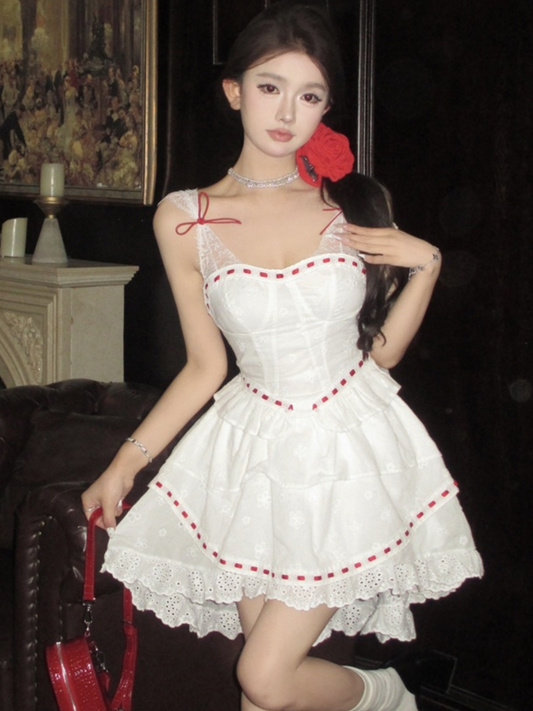 Vestido mini casual romántico Sybella