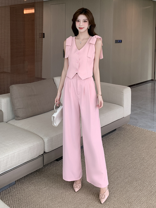Set elegante dos piezas top y pantalón Noemi
