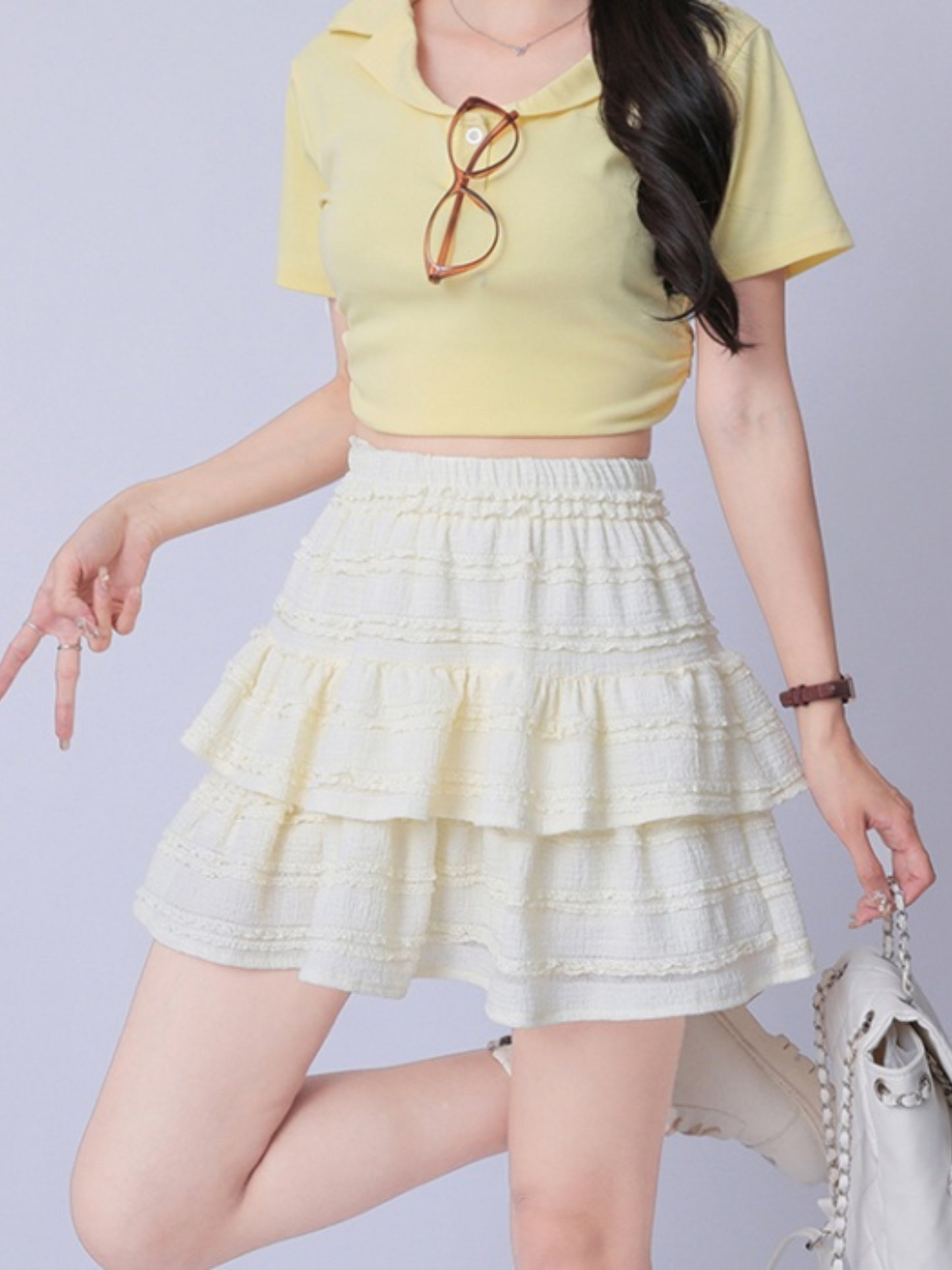 Mini falda short Leila (Mayoreo)