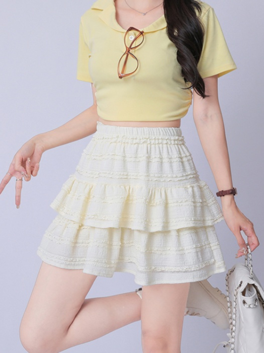 Mini falda short Leila (Mayoreo)