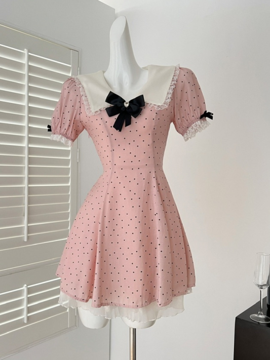 Vestido mini tierno coquette Daisy (Mayoreo)
