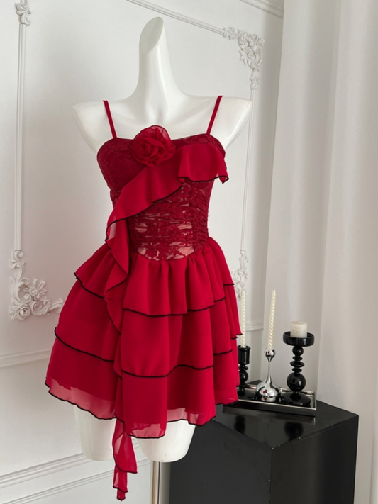 Mini vestido sexy con encaje Naila