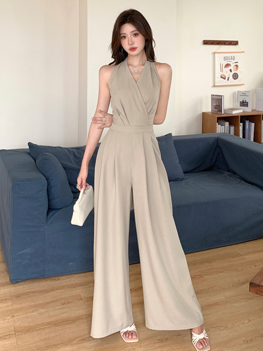 Jumpsuit elegante minimalista sin mangas Juliana