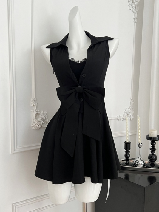Set vestido, top y short casual moderno Patry
