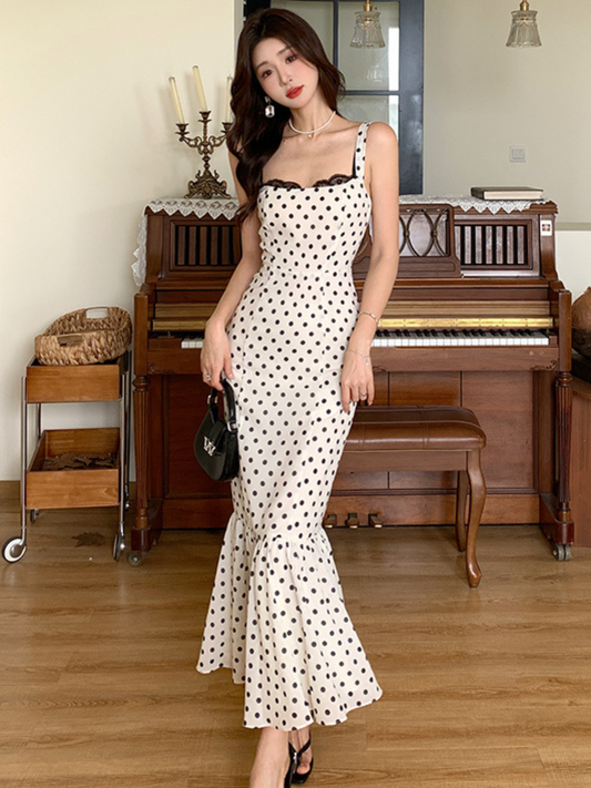 Vestido largo retro Naya