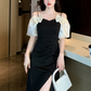 Vestido Midi Elegante Negro Railey