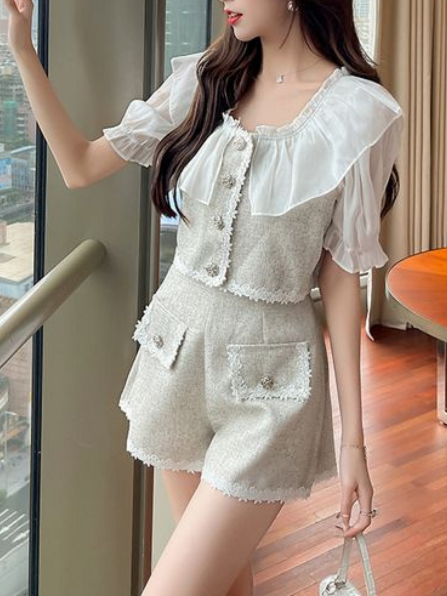 Set top y short elegante classy Dorothy