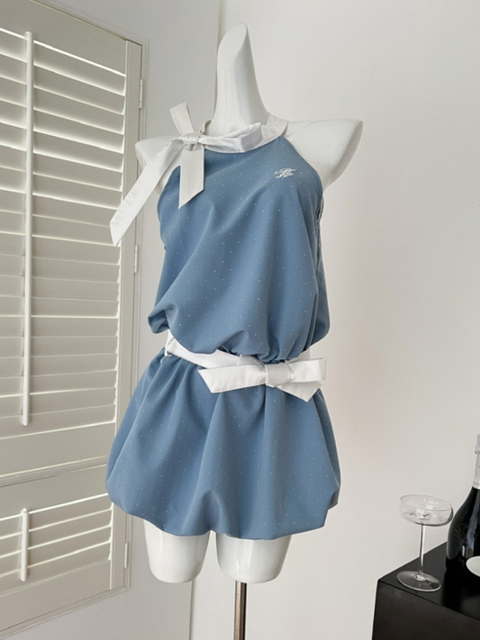 Vestido mini falda globo Brooklyn