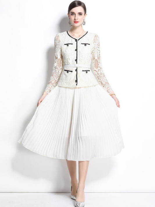 Vestido midi elegante classy Galilea