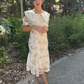 Vestido vintage floral Rosaline