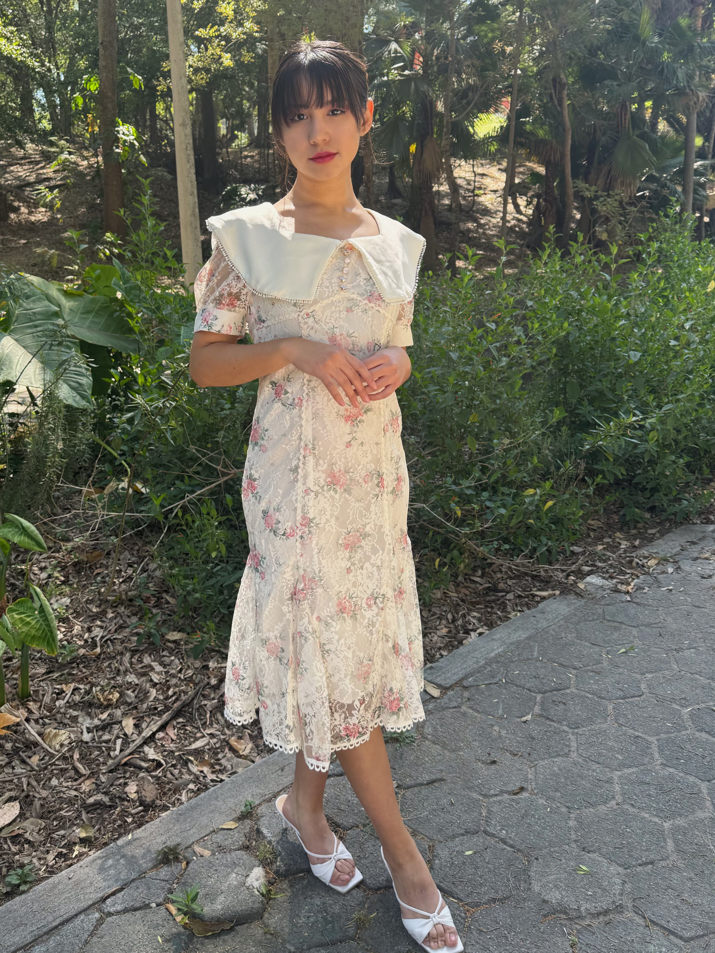 Vestido vintage floral Rosaline