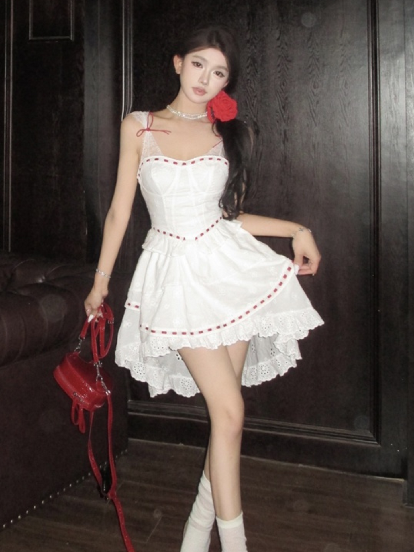 Vestido mini casual romántico Sybella