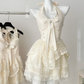 Mini vestido de encaje romántico Loretto