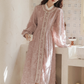 Vestido Largo Estilo Cottage Rosa Matilda