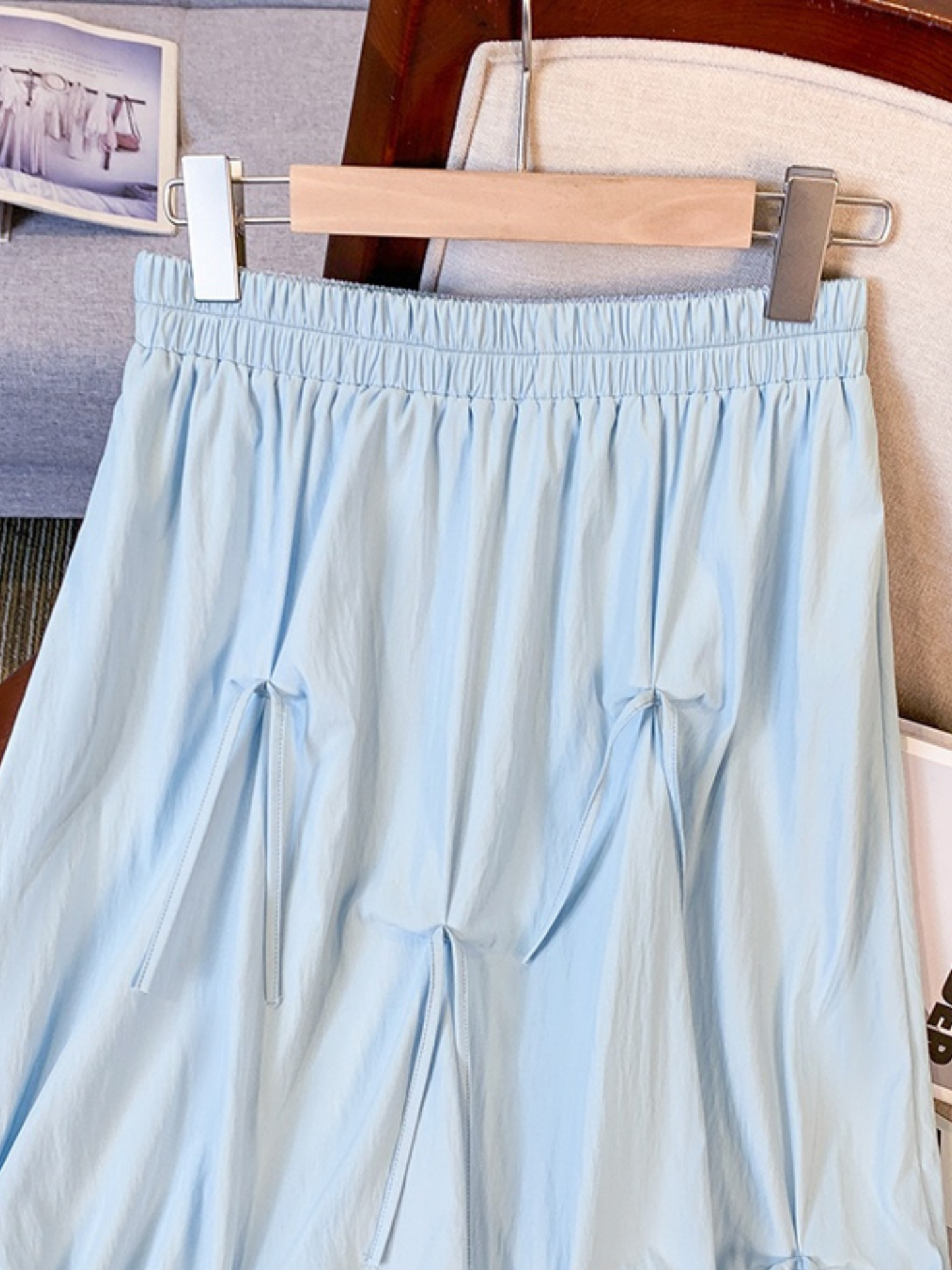 Falda larga con moños Middy