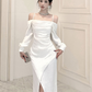 Vestido midi elegante classy Adara