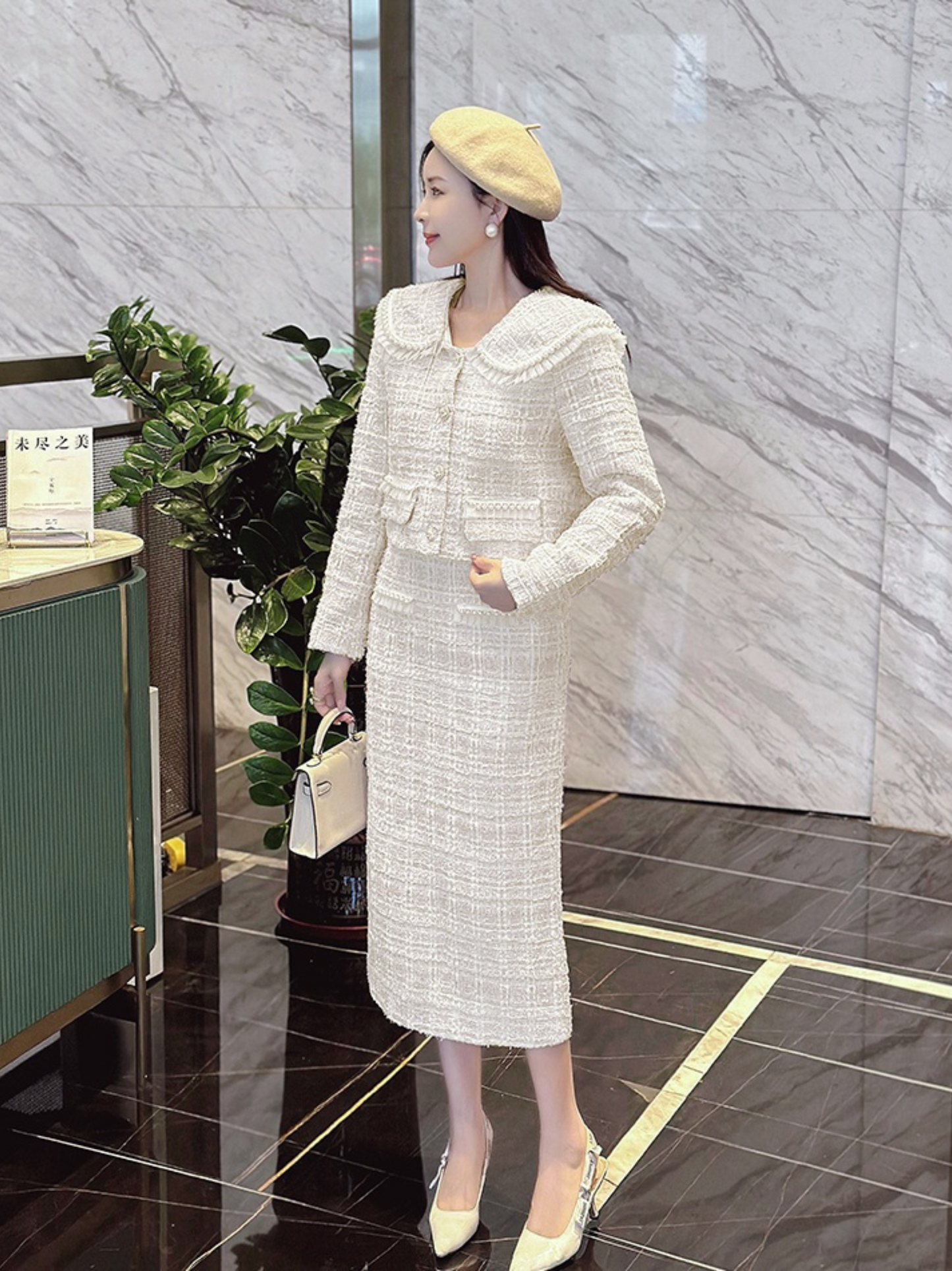 Set dos piezas blazer y falda classy lujoso Francis