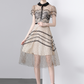 Vestido midi con lunares elegante Doris
