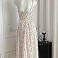 Vestido largo elegante con encaje Hanna