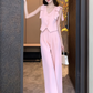Set elegante dos piezas top y pantalón Noemi
