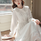 Vestido largo blanco J-style tierno Wendy