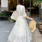 Vestido largo floral casual Ilena