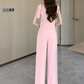 Set elegante dos piezas top y pantalón Noemi