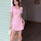 Jumpsuit short elegante rosa Valery