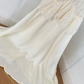 Vestido largo elegante romántico crema Cindy