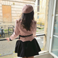 Vestido Elegante Rosa y Negro Jennie