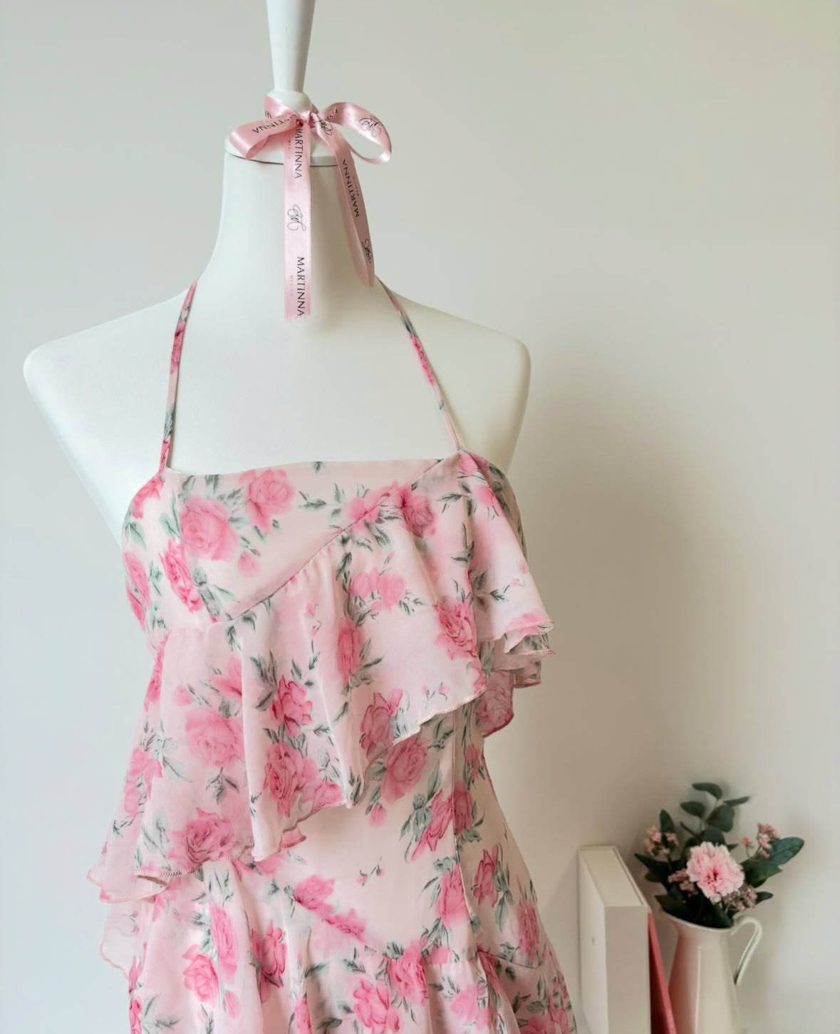 Vestido floral de primavera midi Emma