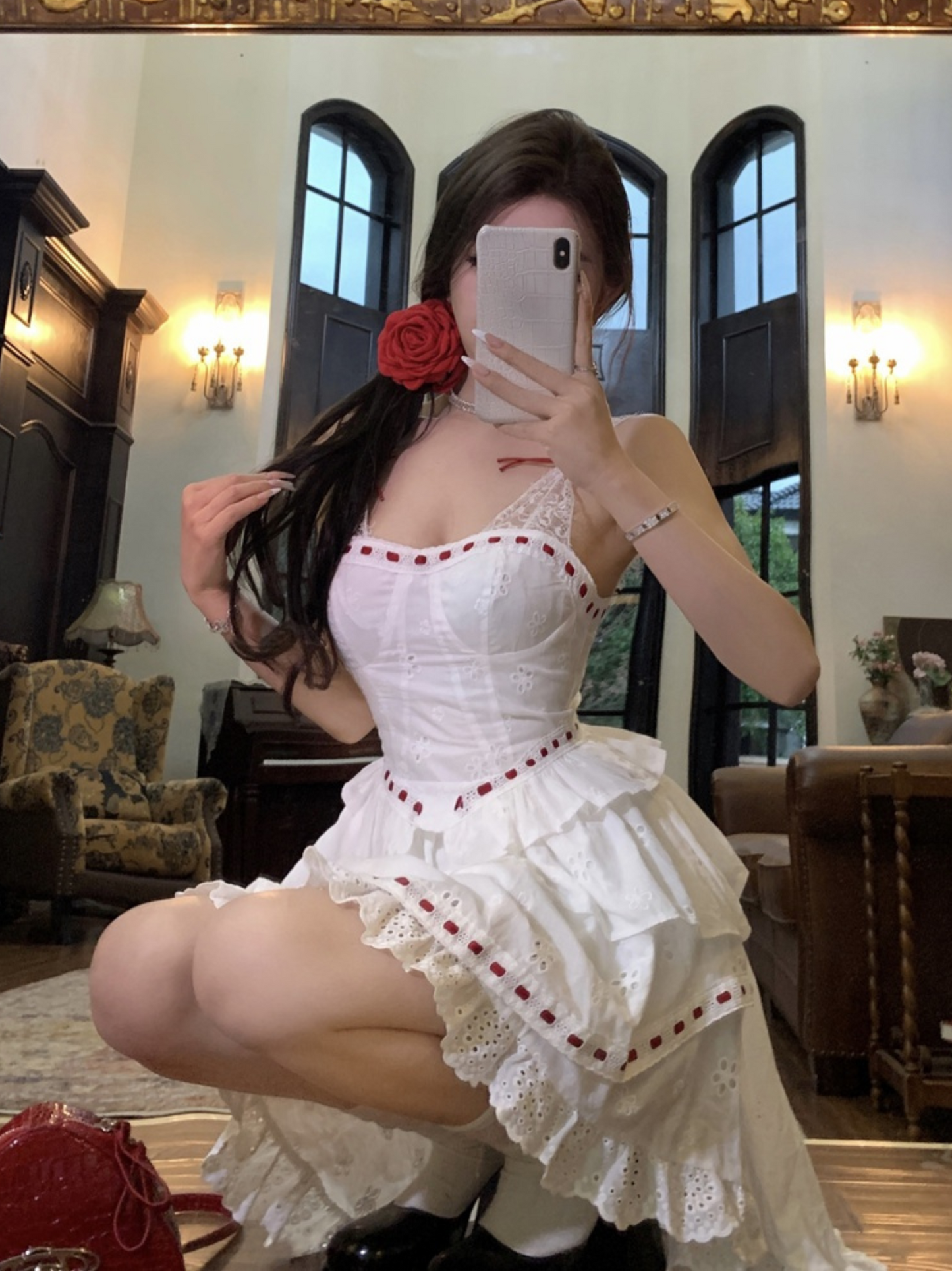 Vestido mini casual romántico Sybella