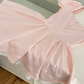 Mini vestido coquette tierno rosa con lazos Suzy