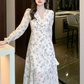 Vestido largo floral casual Julieta