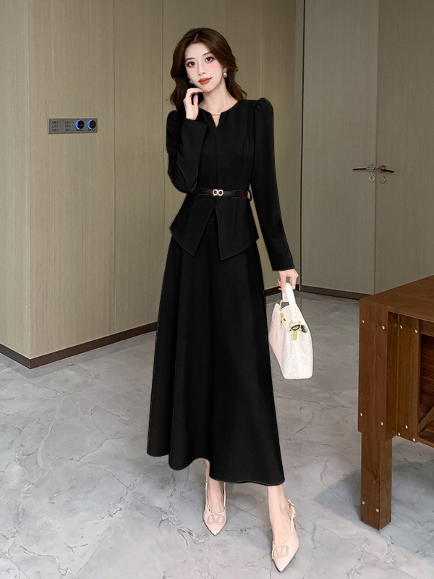 Set dos piezas elegante formal Marilu