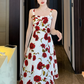 Vestido Midi Elegante Floral Rosie