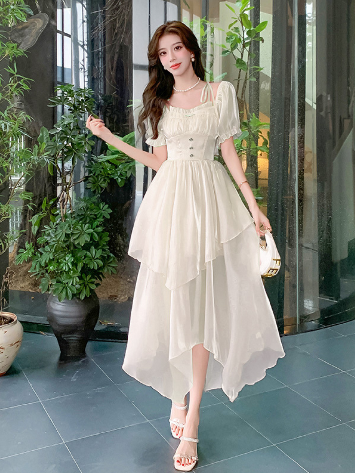 Vestido midi fairy Maya (Mayoreo)