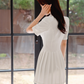 Vestido estilo traje formal blanco Ashlyn