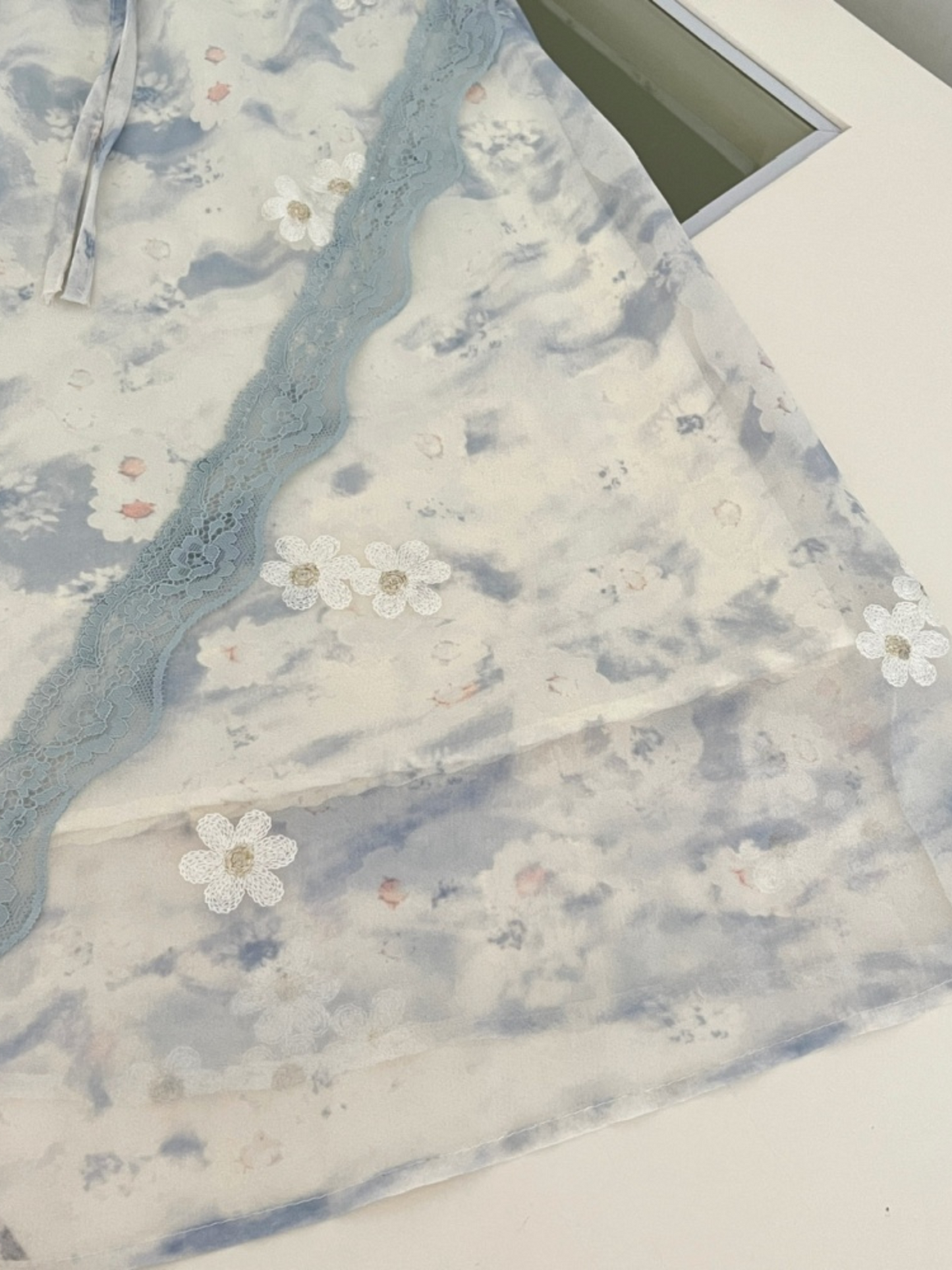 Vestido largo floral romántico Iris
